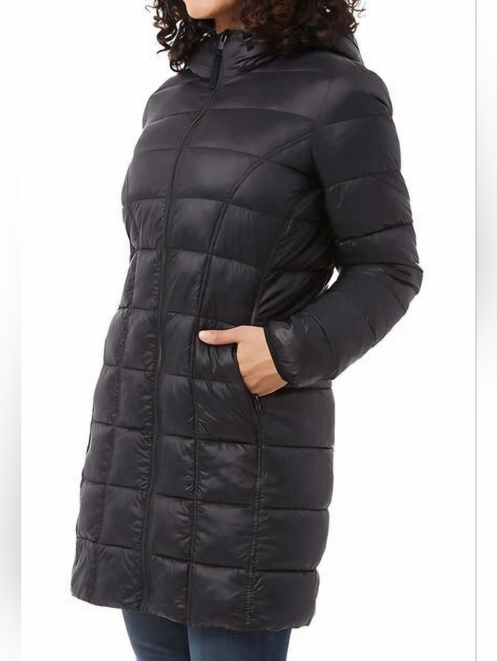 Aventure Ladies' 3/4 Length Puffer Jacket ,  Black, size Medium